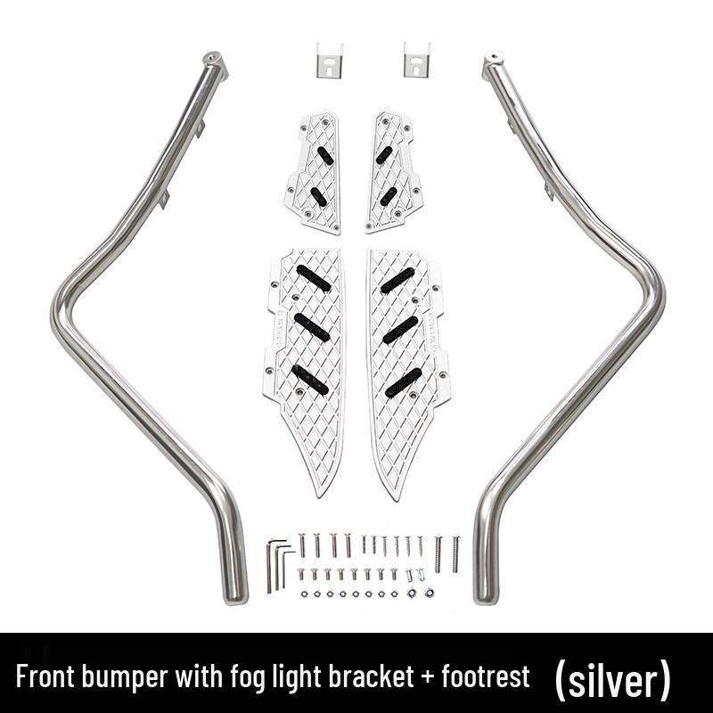 Compatible with 25 Kymco S250/S350 Models: Front/Rear Bumper, Exhaust Guard, Luggage Rack, Backrest Modified Parts.