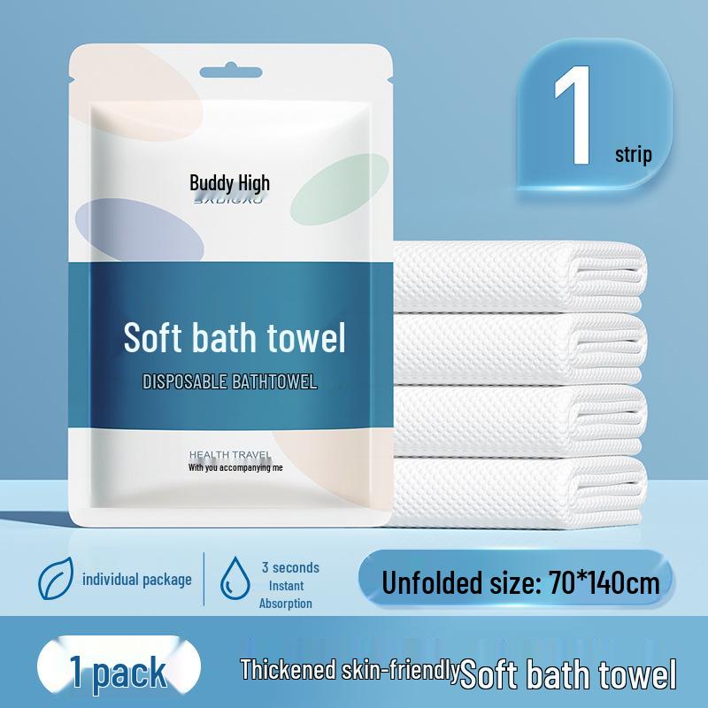 Jednorázová hotelová sada prostěradel a ručníků: Povlak na peřinu, Povlak na polštář, Ručník do koupelny - Ideální pro cestování a izolaci.