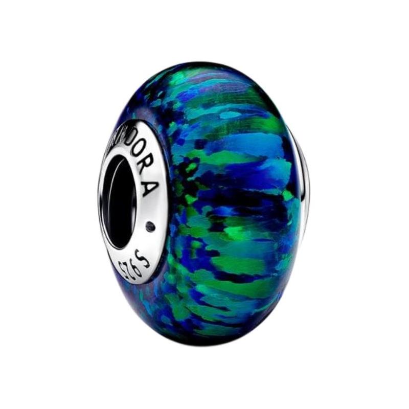 Pandora Magic light charm opal fashion sterling silver pendant women s green 791691C04