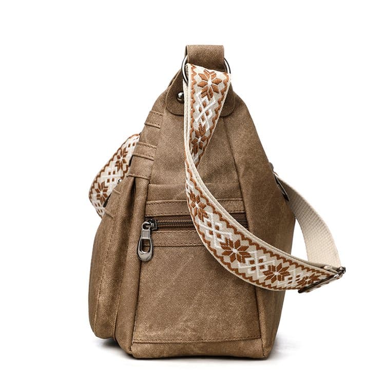 Vintage Schultertasche Damen Pendler Umhängetasche