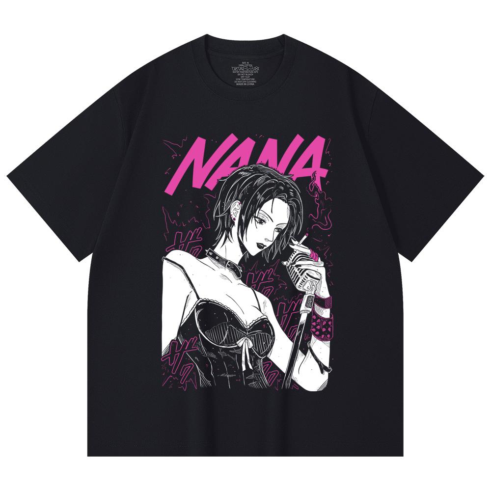 230 Gsm 100% Cotton Nana V1 Osaki Print Unisex Heavy Cotton T Shirt