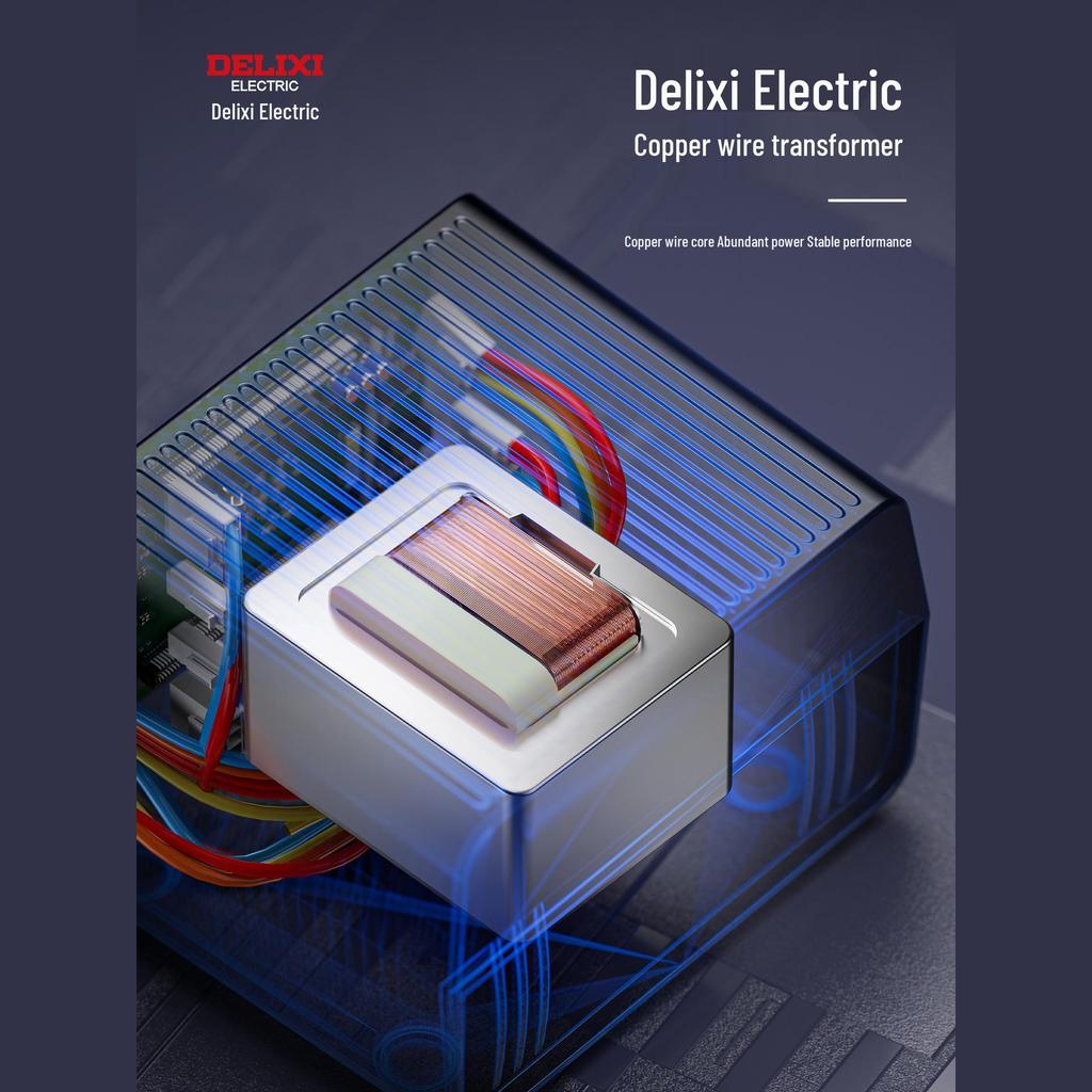 Delixi 306D High-Frequency Adjustable Temperature Soldering Station and Iron.