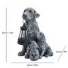 JYL TS/060,Creative Resin Simulation Golden Retriever Statue Solar Light for Garden Corridor Home Decor Lamp