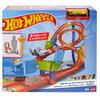 Hot Wheels Achter Sprung Zwilling Enthält 1 Mini Alter Orange HMB15 Spielset, Mitfahrspielzeug, Bahn, Auto, 5+,