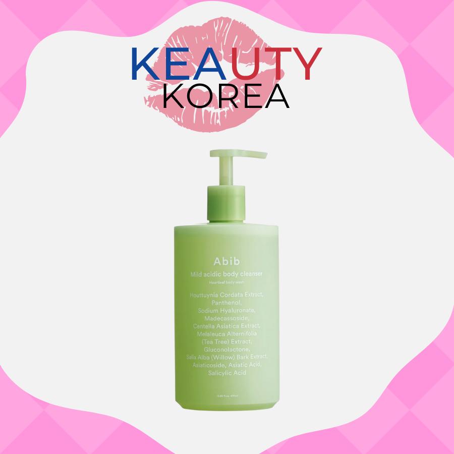 Abib Mild Acidic Body Cleanser Heartleaf Body Wash, 470ml