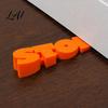 Decorative Office Desk Decor 3D Printed Door Stopper for Bottom of Door STOP Letter Non-Slip Stop Heavy Duty Floor Holder Wedge Home Office Doorstop