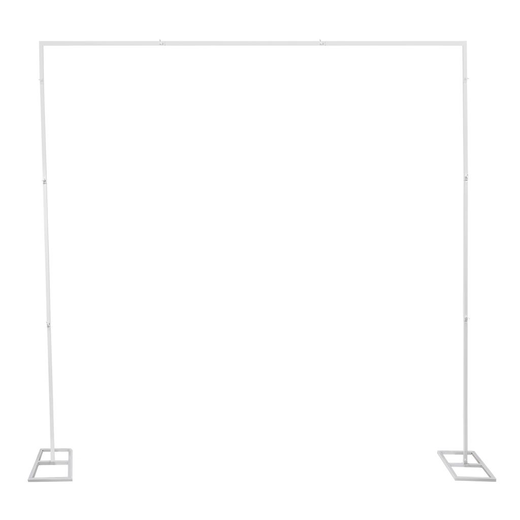 Sturdy Wedding Stand – 2.4x2.4m, Iron Construction, Perfect for Balloons, Flowers, and Curtains