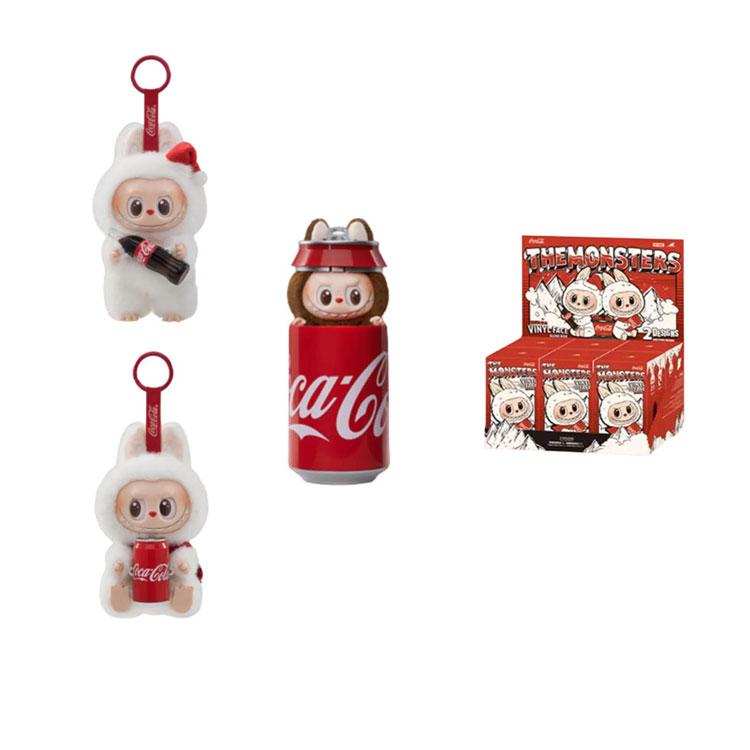 New POP MART X Coca Cola Labubu Vinyl Doll Blind Box Products Single Mystery Box/Full Box 6 Pcs PPMT-2412-0028