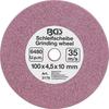 Grinding Wheel for Chainsaw Chain Sharpener - Bgs - 100 X 10 X 4.5 Mm - Compatible 3/8" and 0.404"