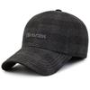 Men's Middle-Aged and Elderly Warm Woolen Hat Velvet Thick Baseball Cap Outdoor Windproof Coldproof Ear Protection Cap