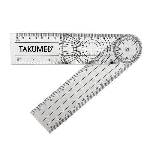 

TAKUMED Plastic Goniometer, Transparent Type D (Type D)
