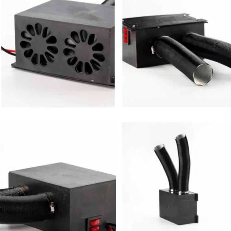 1 Pcs Powerful 400 1000W Car Heater Fan 12V 24V Windshield Defroster Air Heater For Auto Van RV Motorhome Trailer Trucks