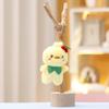 Panda Keychain Rabbit Cute Cartoon Girl Backpack Decorative Pendant Doll Plush