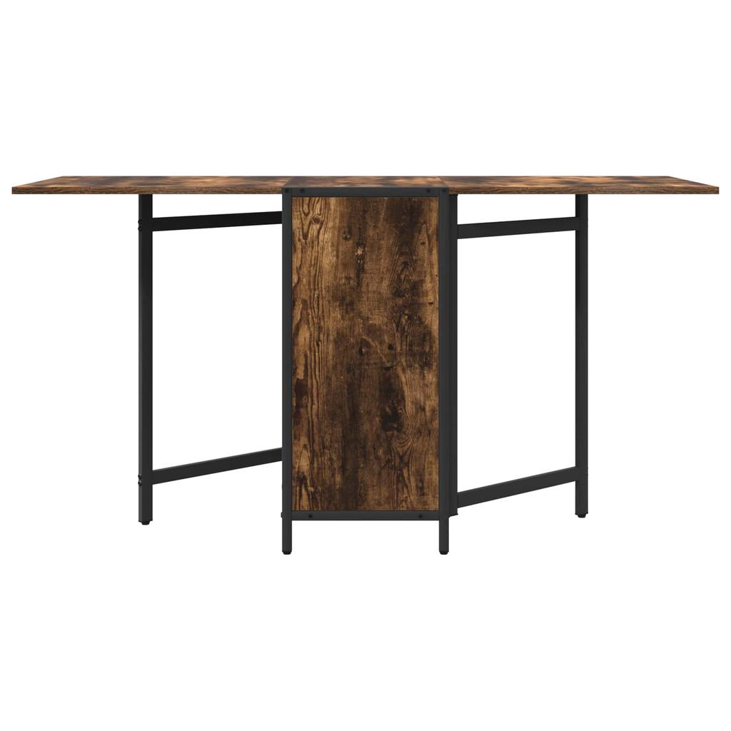 Dining Table 144 x 60 x 75 cm Particleboard Smoked Oak Finish