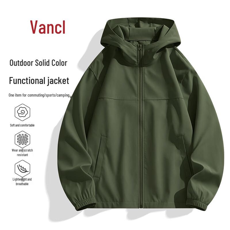 

VANCL Men s Casual Hooded Jacket 3XL