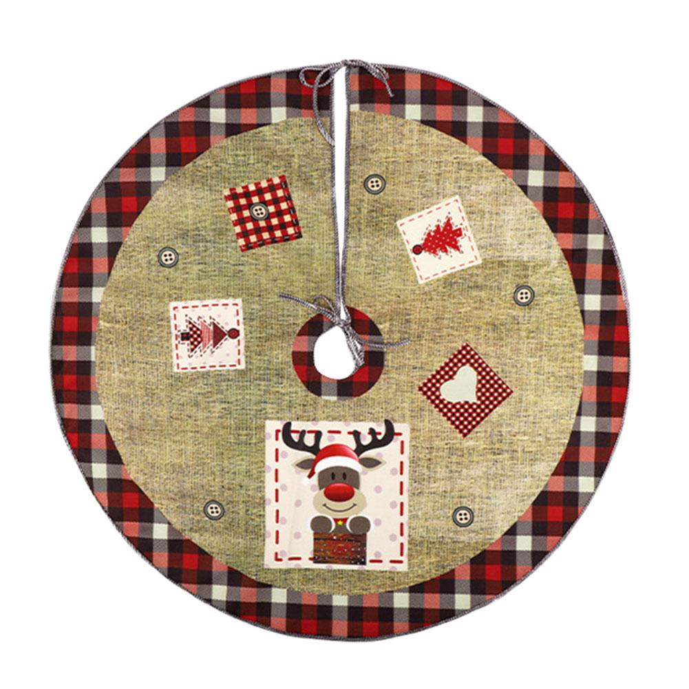 

60 см красные рождественские елочные украшения снеговик Санта Клаус рождественский коврик для елки мягкий чехол для праздничных украшений вечеринка домашний декор в помещении