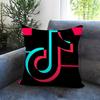 T-TikTok-K Cushion Cover Comfortable Reversible Pillow Cover Ideal for Car Sofa Bedroom & Beyond