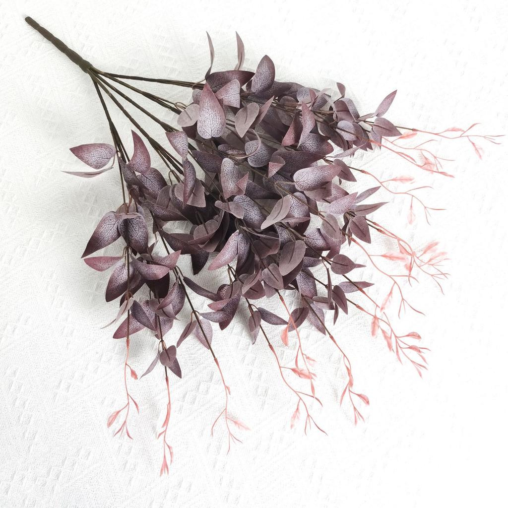 Simulation Plant Clematis Honeysuckle Leaves, Simulation Wall Hanging Hanging Rattan Decoration, Wedding Scene Auditorium Decoration