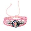 Melanie Martinez Crybaby Braccialetto in Pelle Rosa Cabochon in Vetro Modello Copertina Album Pop Music Braccialetto in Pelle Gioiello Regalo per Fan