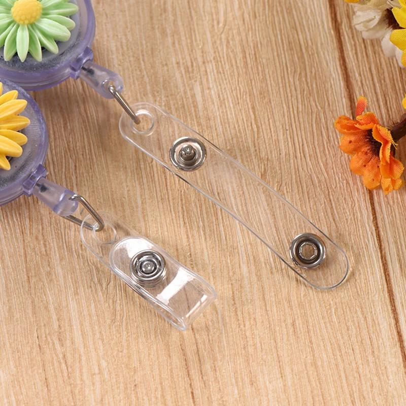 1pc Retractable Nurse Badge Reel Clip Students ID Card Badge Holder Accessories Cute Work Badge Reel School Supplies