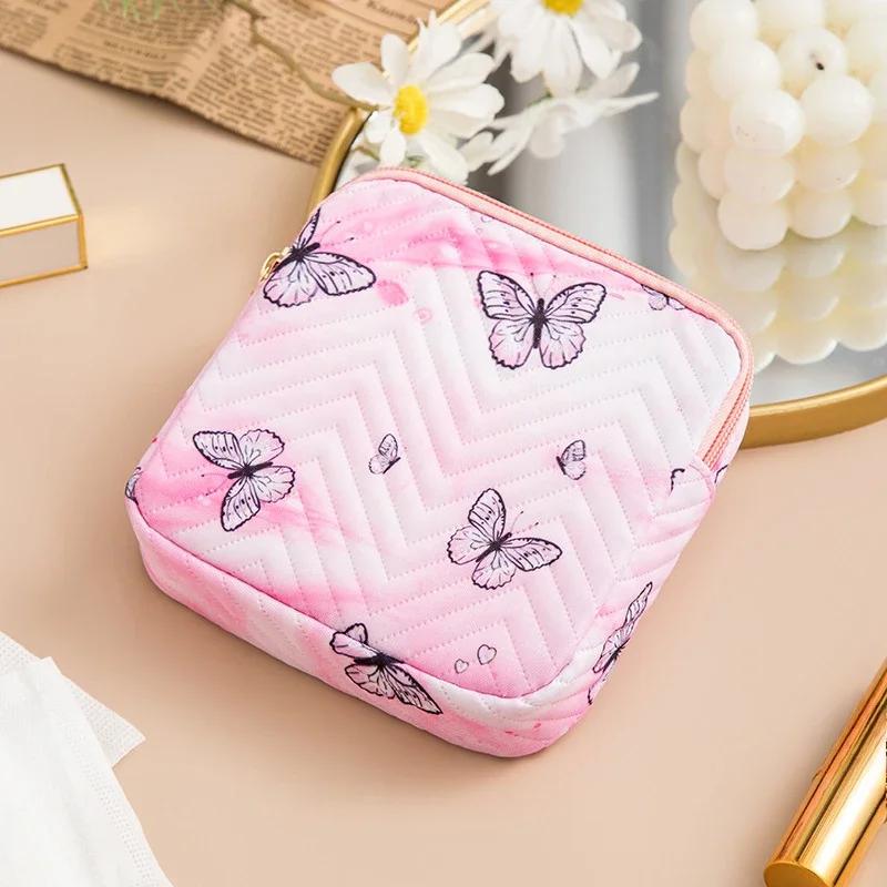 

Модная женская маленькая косметичка, дорожная мини-сумка для хранения гигиенических салфеток, монет, денег, карт, помады, сумка для хранения косметики