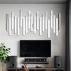 3D Acrylic Mirror Decorative Wall Stickers for Living Room or Bedroom - Border and Waist Line Long Strip Wall Decor