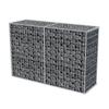 VidaXL Gabion Basket Steel 150x50x100 Cm Garden Wall Fence Border 142551