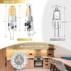 DiCUNO G4 Base 12V LED Bulbs, 2W, Equivalent To a 20W Halogen Bulb, 200lm, Warm White, 3000k, Non-Dimmable, Pack of 10