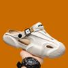 Summer Men Clogs Sandals Summer EVA Thick Garden Shoes Men's Soft Soles Sandals Men Fashion Outdoor Antiskid Sole Beach Slippers