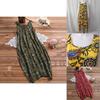 Elegante Kaftano Boho Lungo Senza Maniche Estivo da Donna per la Spiaggia