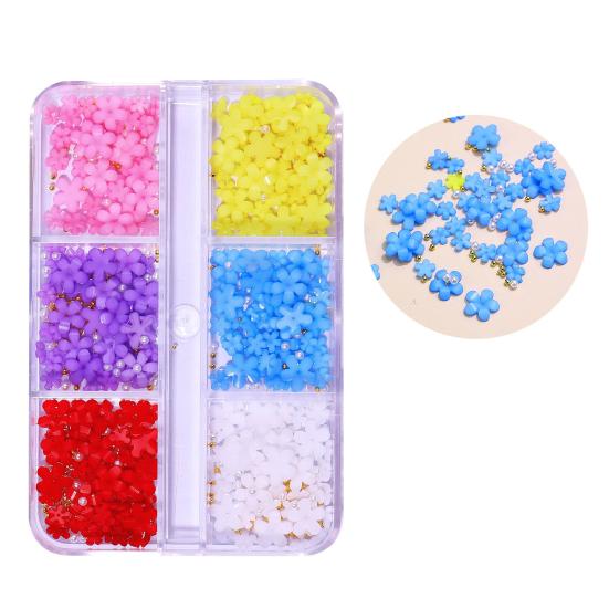 Stilvolle Nageldekoration Lebendige Farbwechselnde Schleife