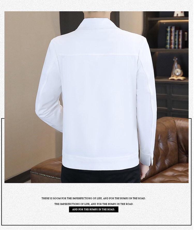 Men's Lightweight Ice Silk Sun Protection Executive Jacket - Perfect for Business Casual