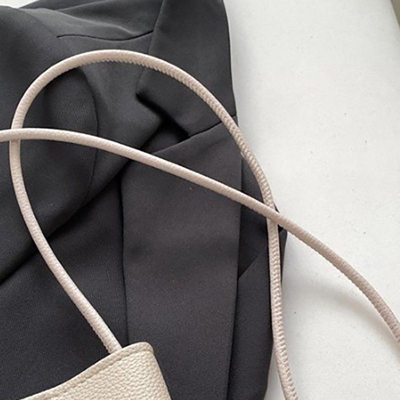 Kvinner Lær Liten Crossbody Veske Designer Mobiltelefonveske Lett Skulderveske Dame Reiseveske