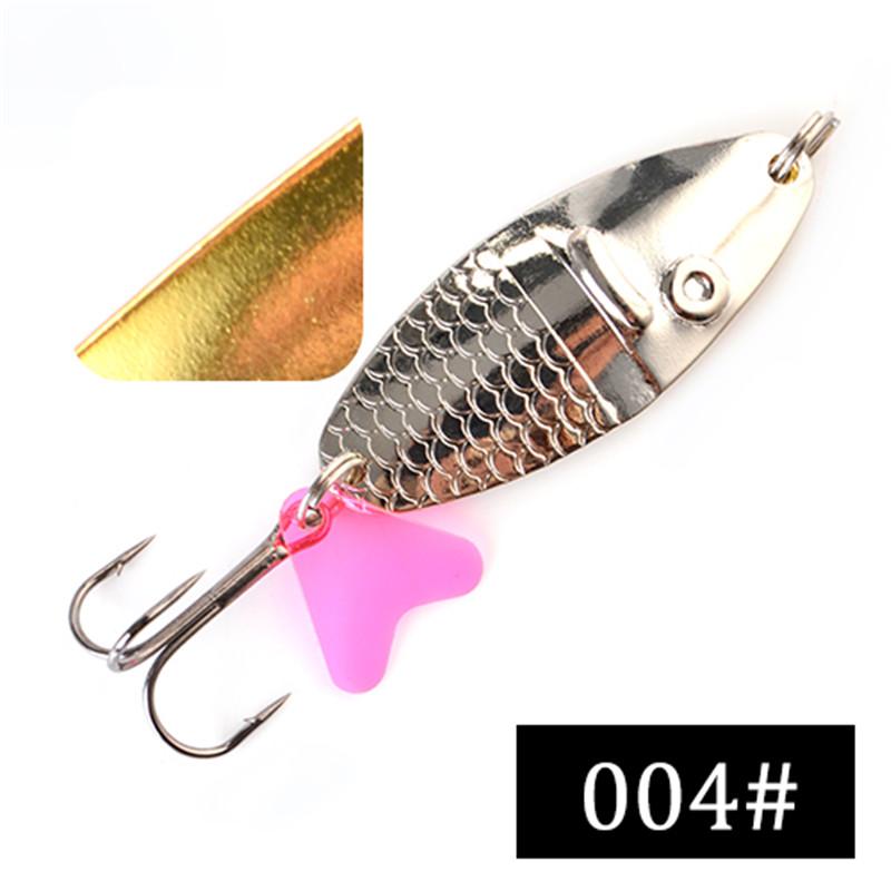 1 stykke langkast bionisk spinnerbait med 2 paljetter - Perfekt for ferskvanns- og saltvannsfiske - Forbedre fangsten din med bionisk teknologi!