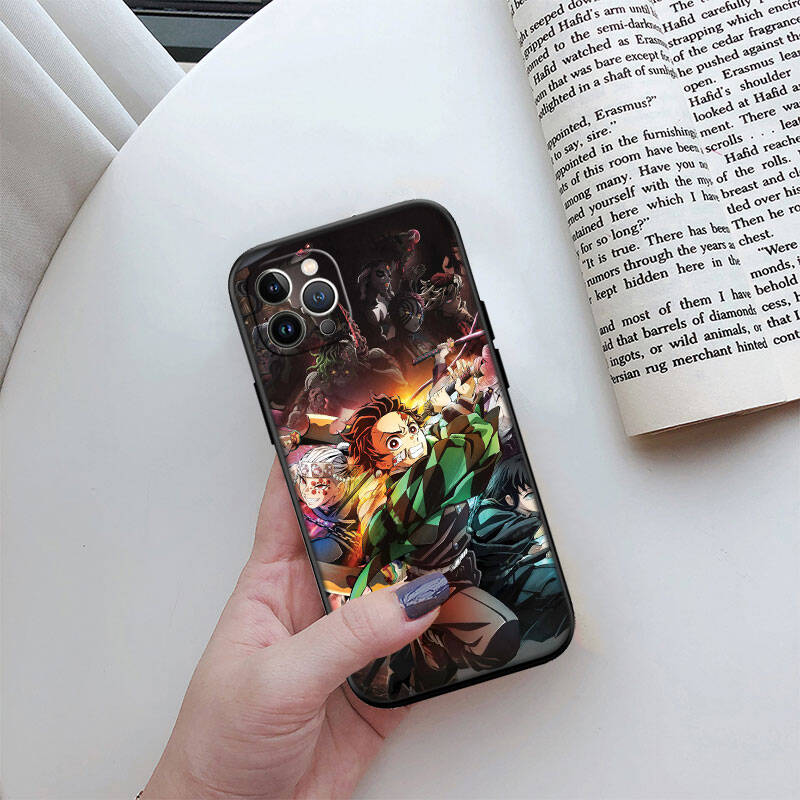 MH10 Anime Demon Slayer Phone Shell Case for iPhone 7 8 11 12 13 14 15 16 17 16E XS Pro Max XR X SE Air