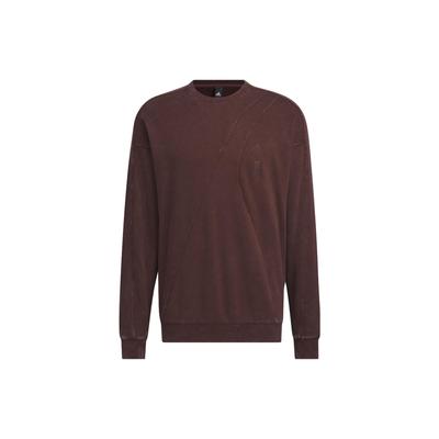 Wuji Dye Crew Sweatshirt Men Sweatshirt Dark-Grey-Brown IS0454