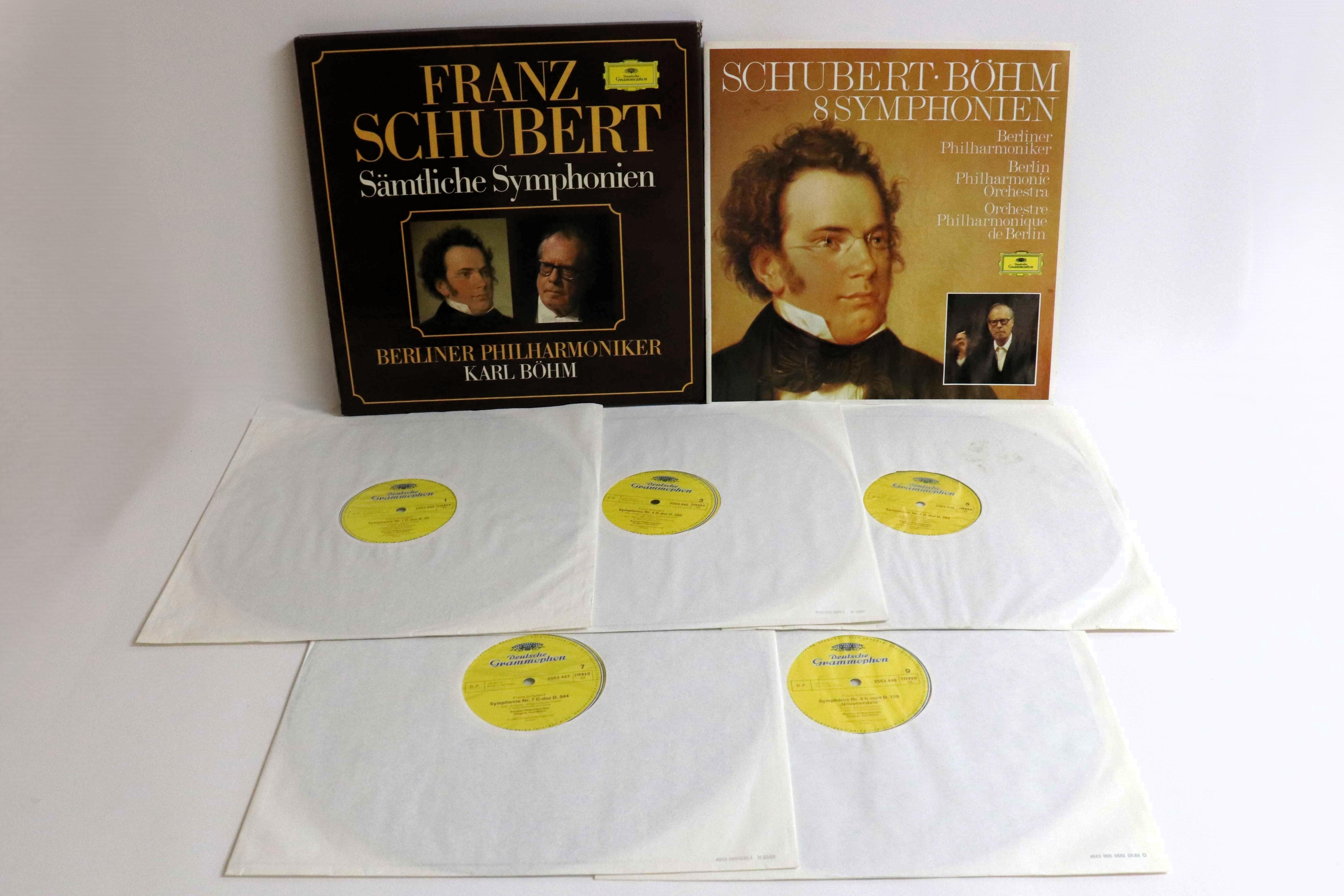 

LP Record KARL BOHM, BERLINER PHILHARMONIKER - Franz Schubert Samtliche Symphonien 2720097 DEUTSCHE GRAMMO 1982 Germany Classical Used