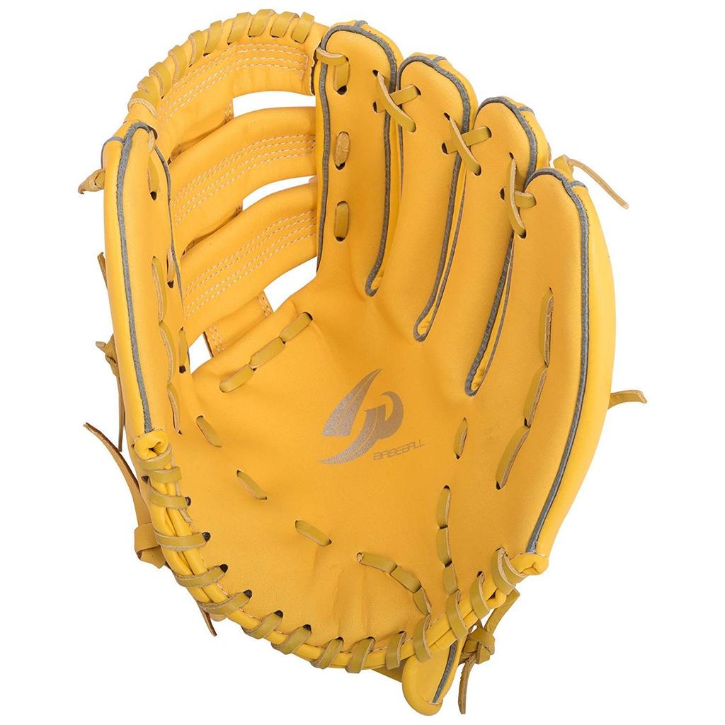 GP Baseball PVC Back Yellow Glove, 12-inch, Only,