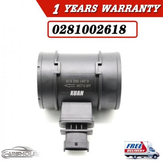 0281002683 New MAF Mass Air Flow Meter Sensor For Saab 9-3 9-5 Suzuki Opel Astra