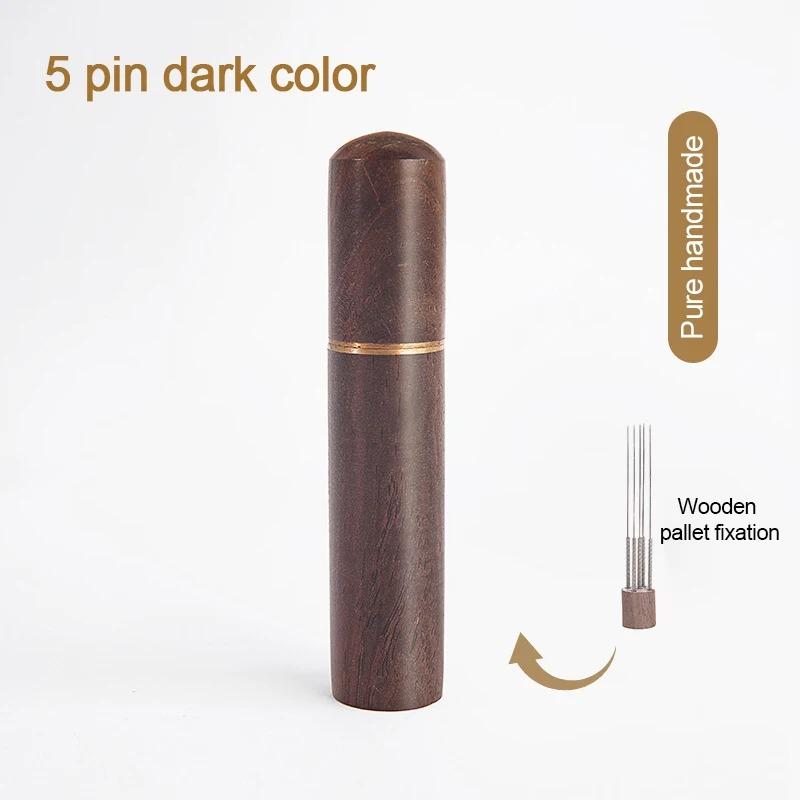 Pulbere de cafea din oțel inoxidabil Tamper Pulbere de espresso Agitator Distribuitor Nivelator Instrumente WDT Accesorii pentru barista