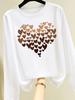 (Asian Size) letter love trend Clothing Women Graphic Tee o-neck Print T Shirt Casual autumn winter spring Fashion Top Long Sleeve T-shirts