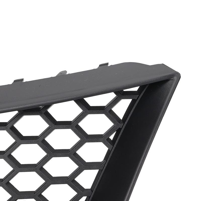 1 Par Bil Framstötfångare Övre Grill Ersättning Vänster Höger Matt Svart För Seat Ibiza Cordoba Typ 6L 2002 2003 2004 2005-2009