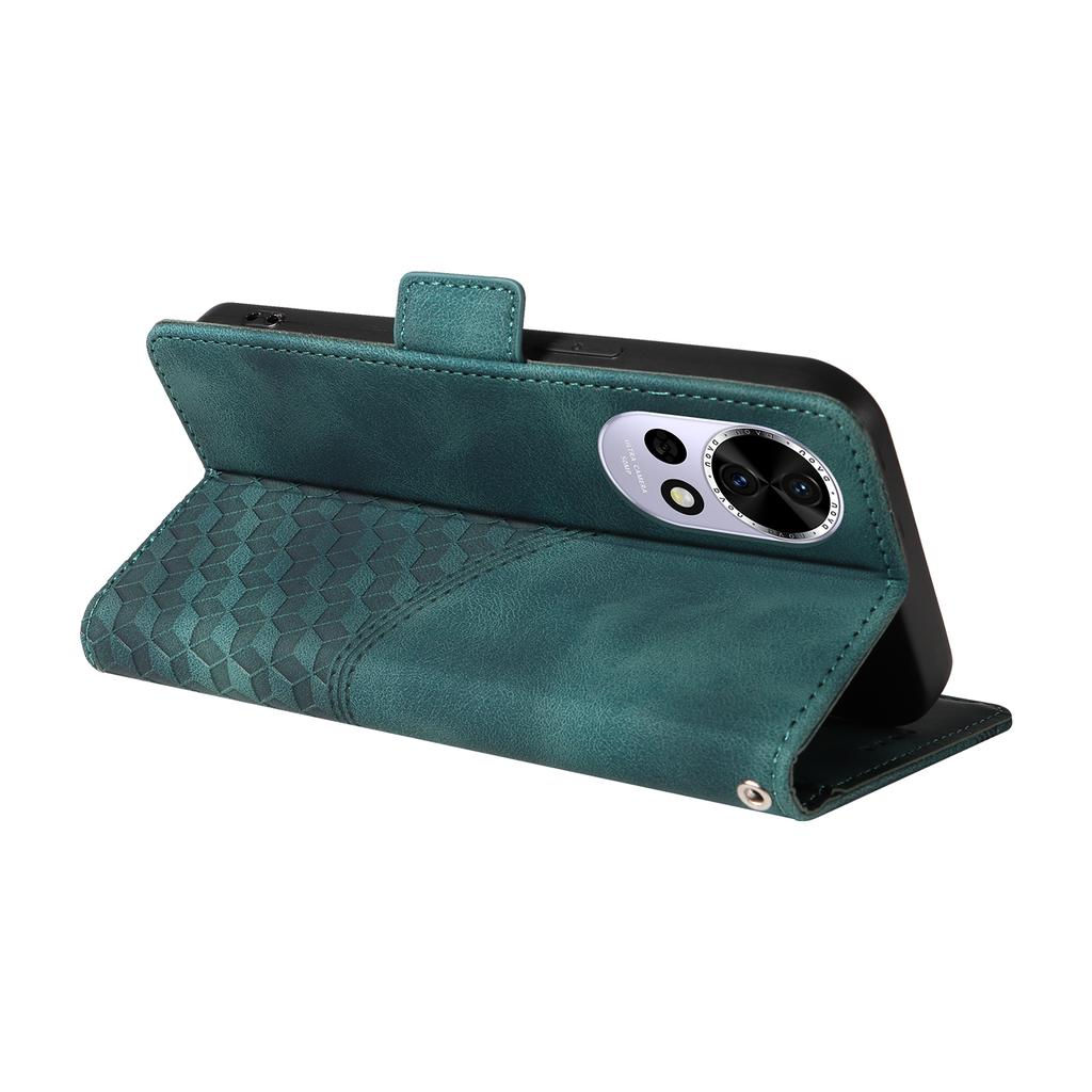 For Huawei Nova 13 5G/nova 12 5G Case PU Leather Phone Cover Rhombus Starry Imprinted