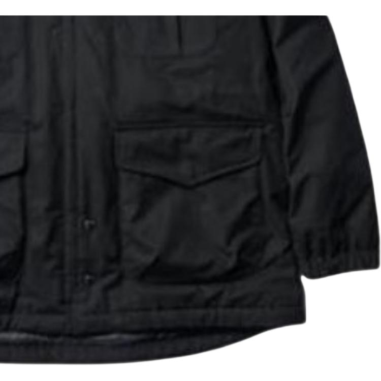 Uniqlo Hoodie Classico Design Invernale con Ritenzione del Calore Giacca di Media Lunghezza Unisex Nero 467596-09