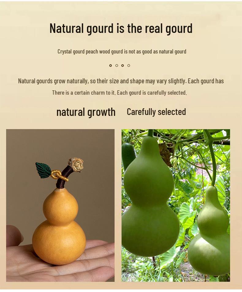 Creative Deer Gourd Car Pendant - New Chinese Style Hanging Ornament for Car Interiors