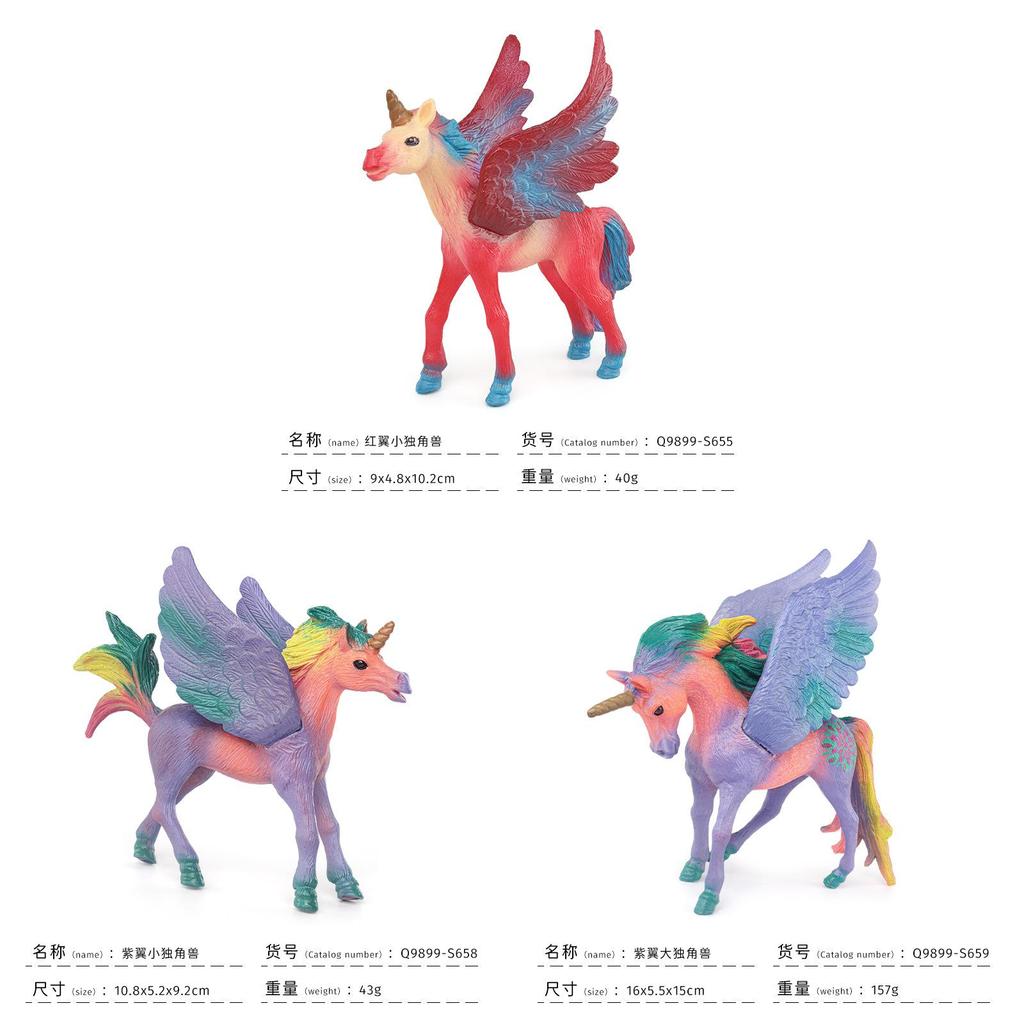 Einhorn Mythologie Figur Sammlerstück PVC Modell Für Kinder Und Dekor