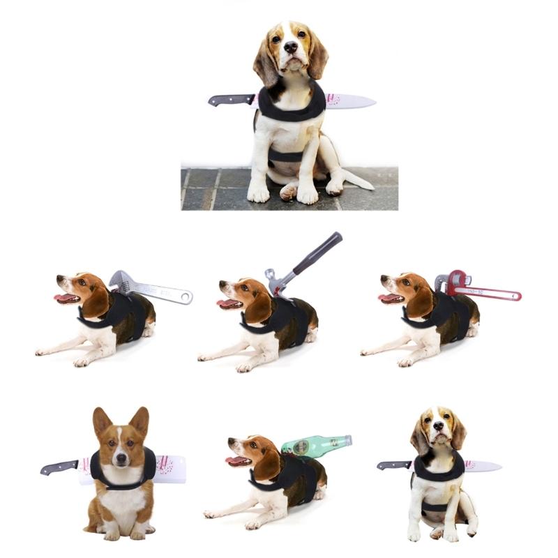 Pet Costume Hat Funny Knife Cap Party Cosplay Dress Cosplay Accessories Pet Cosplay Supplies Cute Knife