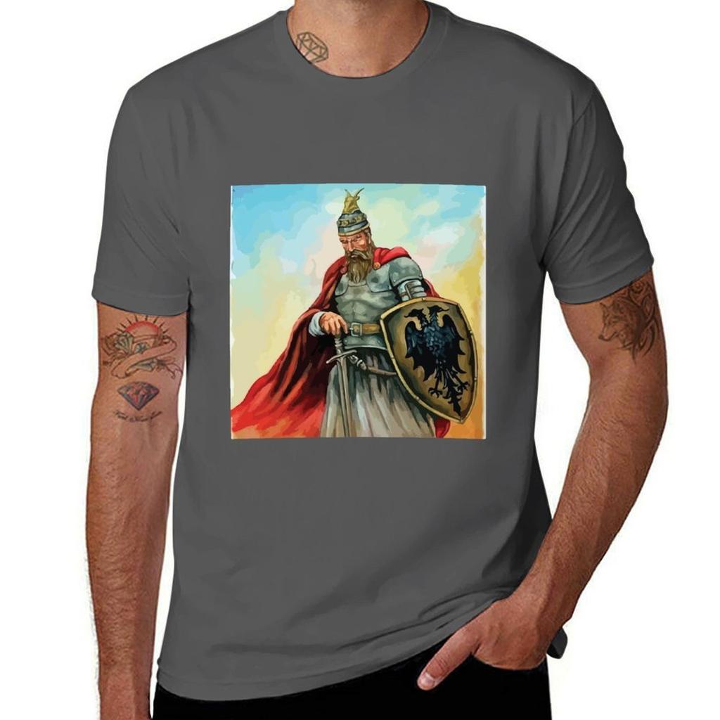 Skenderbeu Tshirt Basic Simple Casual Short Sleeve Tee Tshirt