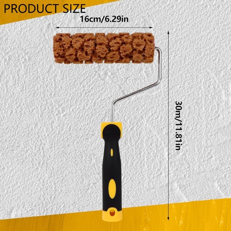 Soft Texture Paint Roller With Durability Sponges And Rubber Handle Sponges Paint Applicators For Wall Ceiling Projects