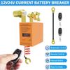 LED Display Remote Control Battery Disconnect Switch Car Battery Turn Off Switch  Auto Car